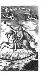 Car Petr I. Alexejevič od Georga Adama Schleissing Derer beiyden Czaaren v Reussland Ivan a Peter Alexewiz, 1693 od Unbekannt