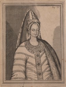 Carina Irina Godunova 1557-1603, manželka ruského cara Feodora I. od Unbekannt