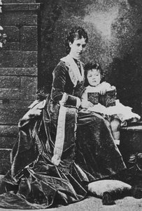Carina Maria Feodorovna z Ruska s carevičem Nicholasem, c1873 od Unbekannt