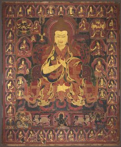 Tsong Khapa, zakladatel řádu Geluk, c. 1440-1470. od Unbekannt