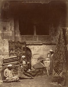 Turkish Carpet Bazaar, Káhira, ca. 1880. od Unbekannt