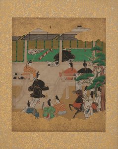 Dvanáct scén z The Tale of Genji, polovina 17. století. od Unbekannt