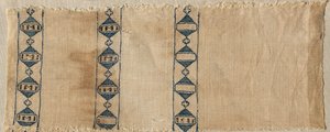 Dva fragmenty šátku nebo čelenky, 1300s. od Unbekannt