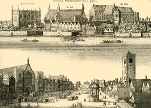 Dva pohledy na Westminster, 1881. od Unbekannt