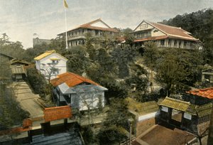 Un Hotel A Kioto, Hotel v Kjótu, 1900. od Unbekannt