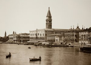 Bez názvu 99, c. 1890. [Dóžecí palác a Canal Grande, Benátky]. od Unbekannt