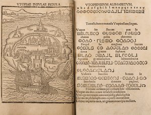 Utopie od Thomase More, 1516 od Unbekannt