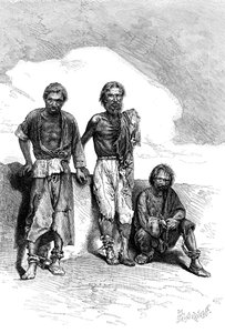 Vagrant Convicts, Čína, c1890 od Unbekannt
