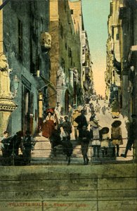 Valletta, Malta – Strada St. Lucia, c1918-c1939. od Unbekannt