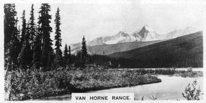 Van Horne Range, kanadské Skalisté hory, 20. léta 20. století od Unbekannt