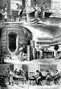 Různé procesy keramiky, c1880 od Unbekannt