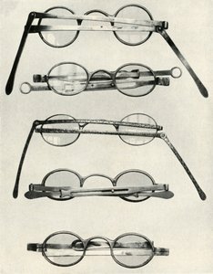 Různé druhy brýlí...z konce 18. a počátku 19. století, 1934. od Unbekannt