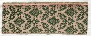 Sametový fragment, 1500s. od Unbekannt