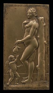 Venuše a Amor, polovina 16. století. od Unbekannt
