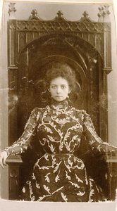 Vera Komissarzhevskaya, ruská herečka, 1900 od Unbekannt