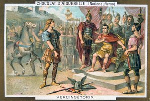 Vercingetorix se vzdává Juliu Caesarovi, c46 př.nl, 19. století od Unbekannt