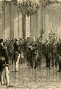Versailles, 1871: Prohlášení krále Viléma německým císařem, 1890. od Unbekannt