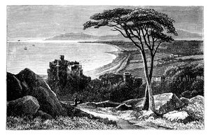 Victoria Castle, s Killiney-Bray Head v dálce, Irsko, c1888 od Unbekannt