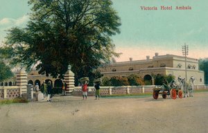 Victoria Hotel Ambala, c1900 od Unbekannt
