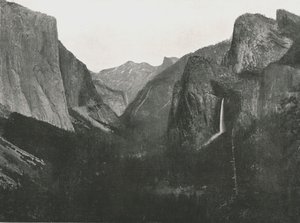 Pohled z Artists Point, Yosemite Valley, USA, 1895. od Unbekannt