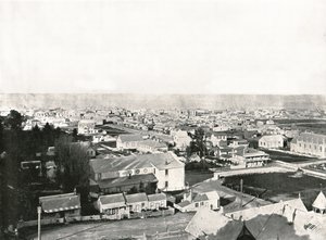 Pohled z Milton Road, Napier, Nový Zéland, 1895. od Unbekannt