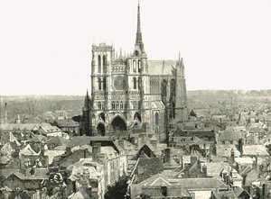 Pohled z Belfry, Amiens, Francie, 1895. od Unbekannt