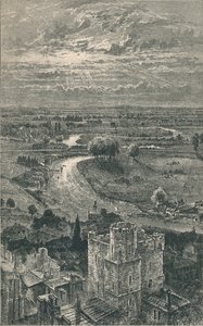 Pohled z kulaté věže, 1895 od Unbekannt
