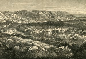 Pohled do údolí Jordánu, 1890. od Unbekannt