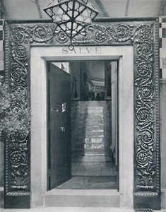 Pohled do studia Sir L. Alma-Tademas vstupními dveřmi, konec 19. století. od Unbekannt