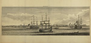 Pohled na Archangelsk, cca 1770 od Unbekannt