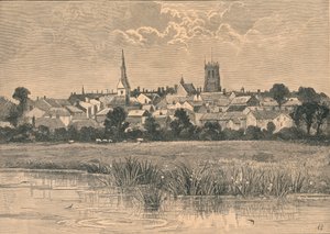 Pohled na Dorchester, 19. století od Unbekannt