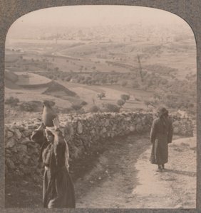 Pohled na Jeruzalém z Peters House, c1900 od Unbekannt