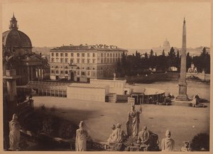 Pohled na Řím, c. 1860. od Unbekannt