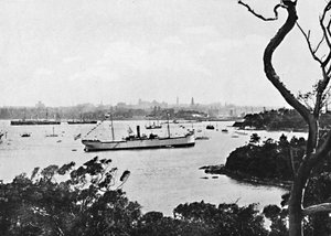 Pohled na přístav Sydney z North Shore, č. 2, c1900. od Unbekannt