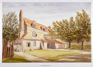 Pohled na veřejný dům, Brook Green, Hammersmith, Londýn, c1820 od Unbekannt