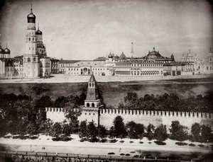 Pohled na moskevský Kreml, Rusko, c1870-c1875 od Unbekannt