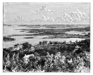 Pohled z Gibbs Hill, Bermudy, c1890 od Unbekannt
