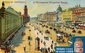 Pohledy na hlavní města: Něvský prospekt, St Petersburg, c1900 od Unbekannt