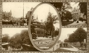 Pohledy na Ealing, západní Londýn, 1917. od Unbekannt