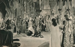 Villon John Barrymore vyhrožoval smrtí Louis XI, 1927 od Unbekannt