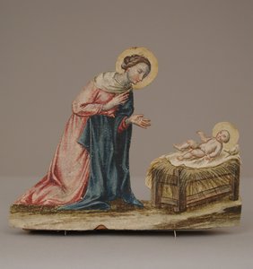 Panna Maria s Kristem v jesličkách, 18. století. od Unbekannt