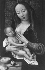 Panna a dítě, 152050. od Unbekannt