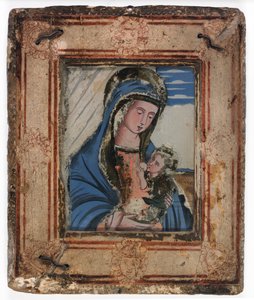 Panna a dítě, 16. století. od Unbekannt