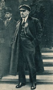 Vladimir Ilich Lenin, ruský bolševický vůdce, Moskva, Rusko, 1. května 1919 od Unbekannt