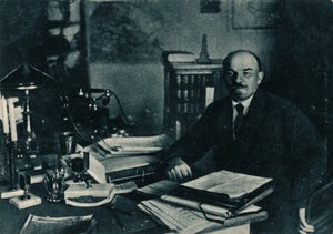Vladimir Ilich Lenin, ruský bolševický vůdce, Moskva, Rusko, 7. října 1922 od Unbekannt