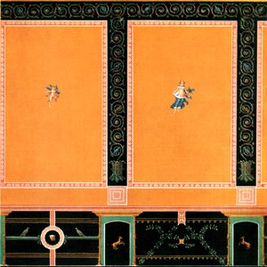 Nástěnná dekorace, Pompeje, Itálie, 1928. od Unbekannt