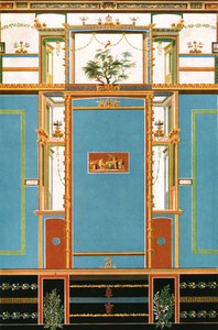 Nástěnná dekorace, Pompeje, Itálie, 1928. od Unbekannt