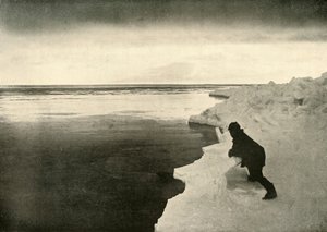 Watching for Seals at the Ice-Edge, c1908, 1909. od Unbekannt