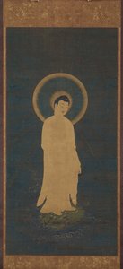 Uvítací sestup Amida Buddha Raigo, asi 12701333. od Unbekannt