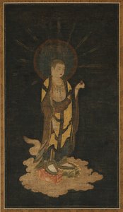 Uvítací sestup Jizo Bosatsu, 13. století. od Unbekannt